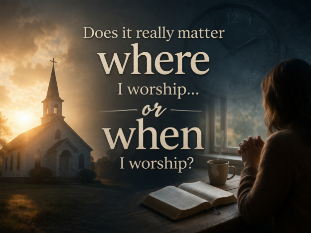Does it matter where and when I worship?