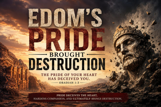 Edom’s Pride brought Destruction
